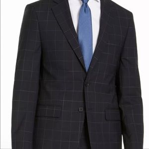 Calvin Klein NWT Men’s Suit Jacket- sz.44 R Navy, slim fit stretch- gorgeous!